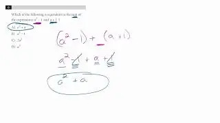 SAT Practice 5 - No Calc - Q 6 of 20