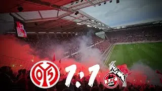 Mainz - Köln 1:1 Stimmung Ultras Köln Auswärtsblock