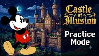 Castle of Illusion Starring Mickey Mouse [PRACTICE MODE] Master System - 1990