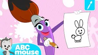 🎨✨ Violet Draws a Magical Bunny! | Using Art to Help a Friend | ABCmouse 🐰😊