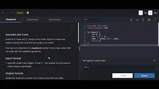 Icecream and Cone | ICECONE | START159D | CodeChef