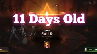 Epic Seven: 11 Day Old Account Abyss Floor 110