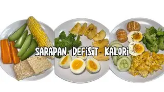 TURUN 2KG Seminggu, dengan menu sarapan sehat dan enak || Menu sarapan Defisit Kalori