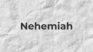Introduction to the Book of Nehemiah | Holy Bible - Indian Sign Language Version (ISLV)