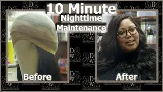 10-Minute Nighttime Maintenance{ block training your lace front wig} 2019