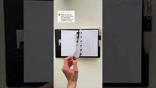 Closer Look: Weekly Schedule Dated Inserts CP Petite | Cloth & Paper