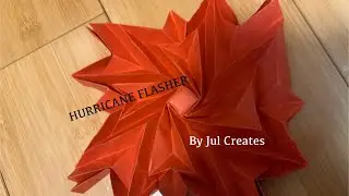 Origami Hurricane Flasher (CLEARER TUTORIAL) by Jul Creates