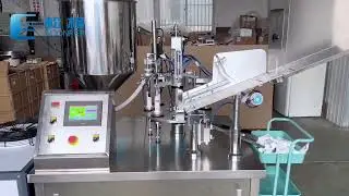 Automatic Toothpaste Tube Filling and Sealing Machine