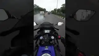 Puc gaya kachre me#r15 #pollution #road #bike #dji #motovlog