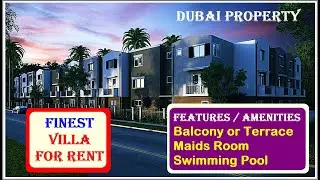 DUBAI HILLS ESTATE I 4 BEDROOMS VILLA FOR RENT I DUBAI PROPERTY I LUXURY PROPERTY