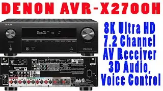 Denon AVR-X2700H 8K Ultra HD 7.2 Channel AV Receiver | Available in Best Price | Eswar Home Theatre