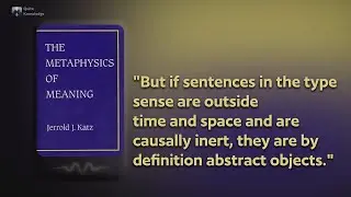 The Metaphysics of Meaning by Jerrold J  Katz (Audio Podcast)