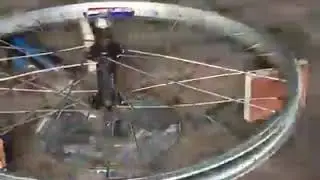LAZY SUSAN USING BICYCLE TIRE .