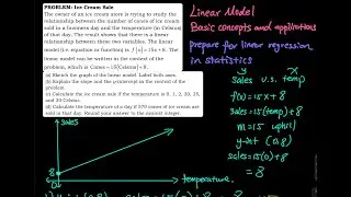 4.1 Part 9/9: Analyze A Linear Model With Positive Slope | PreStatistics