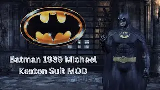 Arkham Knight 1989 Burton Skin Mod - Batman Arkham City