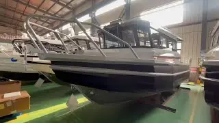 E750| A PASSENGER BOAT DESIGN WITH EASY OPTIONS FOR COMMERCIAL USE VERY FUCTIONAL #aluminumboats