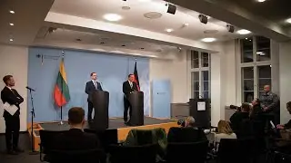 Pressekonferenz Pistorius + Kaunas