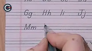 A to Z Upper & Lower Case Handwriting Tutorial | English Alphabet Writing by Creation Art