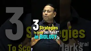 3 Secrets Strategy To Score 360/360 Mark In Biology NEET 2025 😱🤔 | NEET Motivation #shorts  #neet
