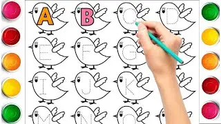 A to Z Alphabet Tracing | ABC Letter Writing Practice for Kids | Preschool Kids