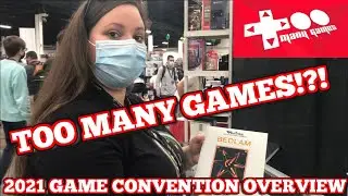 Too Many Games Video Game Convention (TMG 2021) Day 1 Convention Overview! My first time there!