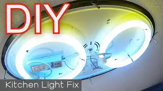 How to fix a fluorescent kitchen light &ndash; easy DIY