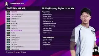 PES 2020 Tottenham Players Rating