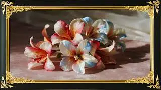 Vibrant Floral Art with Multicolored Lilies | 4K Frame TV Screensaver | Digital Frame Art Gallery