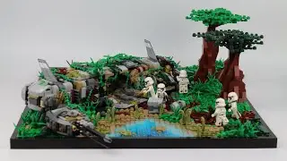 Crashed on Batuu | Lego Star Wars Moc | Flamebrix