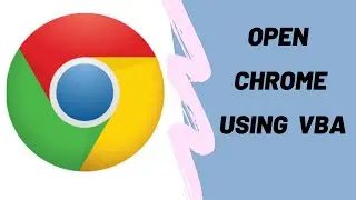 Open Chrome Browser Using VBA/Macro