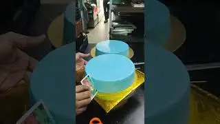 blue colour steps cake birthday 🎊