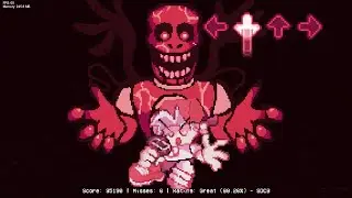 Five Nights at Freddy's but FNF Old Man Consequences: Deep Red FULL HORROR MOD [HARD]