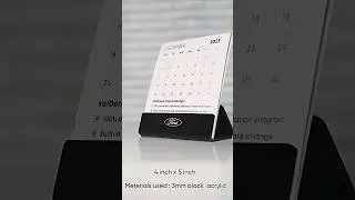 Your Desk Deserves This &ndash; Innovative Calendar with Premium Acrylic Stand!