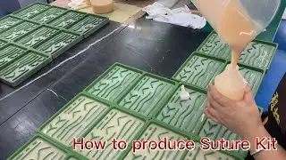 Silicone Pouring - how to manufacture suture pad & suture kit