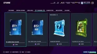 150K TRAINING REROLL INTO 81+ PACK MADDEN 21