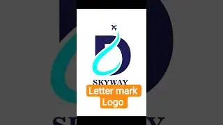 Letter mark logo design in adobe illustrator #shortvideo #shortsfeed #shortviral #shorts