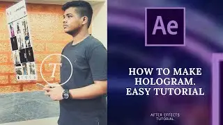 HOW TO MAKE HOLOGRAM IN AFTER EFFECTS | HOLOGRAM VFX  TUTORIAL | AFTER EFFECTS | INSTAGRAM