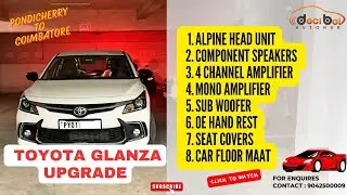 Toyota Glanza 2 way Passive Audio Setup!! | Alpine | ESX | INFINTY | Polk Audio