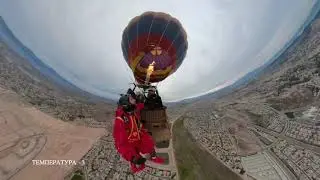 Skydiving Ballon ||| Free fall 5,2K ||| GoPro fusion 360