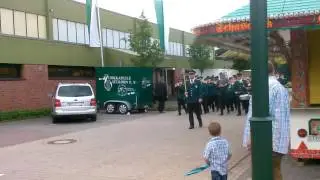 Auszug der Parade beim Sch&uuml;tzenfest in Oeding!