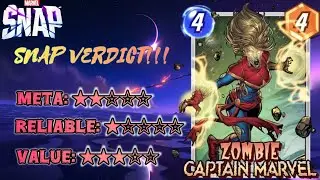 SNAP VERDICT: Zombie Captain Marvel| Marvel SNAP Review Ep: 9
