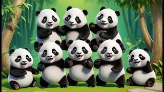 Counting 10 Little Pandas &ndash; Math Fun in Bamboo Forest | Fun Counting Song for Kids | Nursery Rhyme