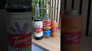 Сиропы Торани против соусов #torani