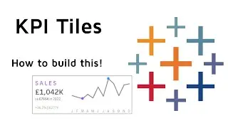 Top Tableau Tip | KPI Tile with Chart