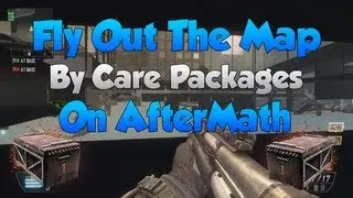 Black Ops 2 Fly Out The Map By Care Packages On AfterMath