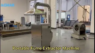 Industrial Portable Fume Extractor Machine, Movable Dust Collector for Pharma Powder Weight Process