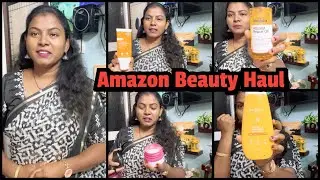 నా Hair Smoothening చేసుకోమంటారా?వద్దా? కామెంట్ చెయ్యండి👍amazon beauty haul ||Amulyaskitchen