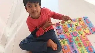 puzzle mats / puzzle mats For Kids Playing / puzzle mats ABCD, 1,2,3 Learn