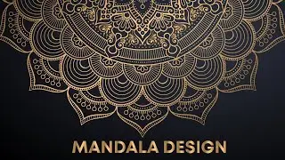 Mandala Design In 1 Minute! | Full Proses To Create Mandala Design | Bangla Tutorial