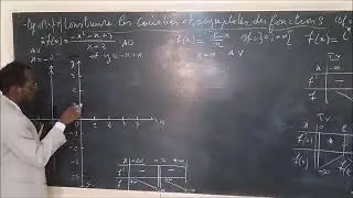 CONSTRUIRE LA COURBE ET LES ASYMPTOTES D'UNE FONCTION